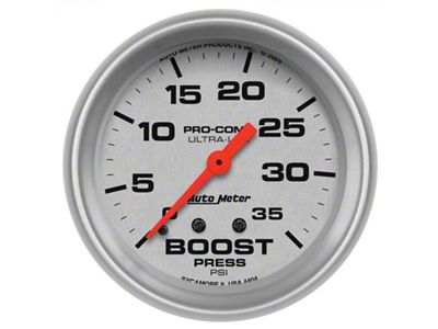 Auto Meter Ultra-Lite 2 5/8in Mechanical Boost Gauge - 4404