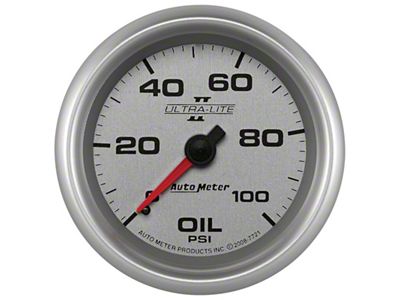 Auto Meter Ultra-Lite II 2 5/8in 100psi Mechanical Oil Temp Gauge - 7721