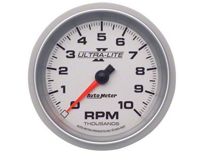 Auto Meter Ultra-Lite II 3-3/8in 10000 RPM In-Dash Tachometer - 4997