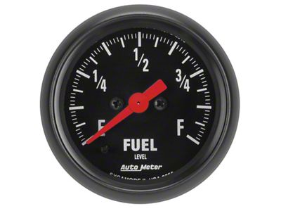 Auto Meter Z Series 0-280Ohm 2-1/16in. Programmable Fuel Level Gauge - 2656