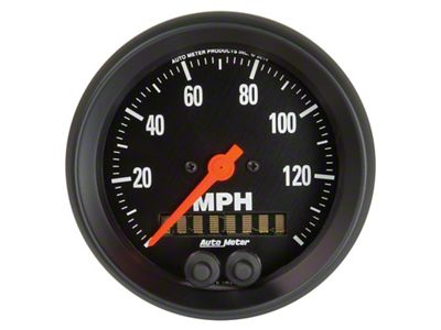 Auto Meter Z Series 3-3/8in 140 MPH In-Dash Full Sweep GPS - 2680