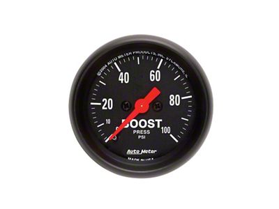 Auto Meter Z Series 52mm 0-100 PSI Mechanical Boost - 2618