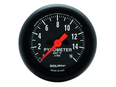 Auto Meter 52mm 0-1600 Def F Full Sweep Electronic Pyrometer - 2654
