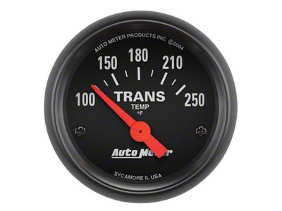 Auto Meter Z Series 52mm 100-250 Deg Transmission Temp Gauge