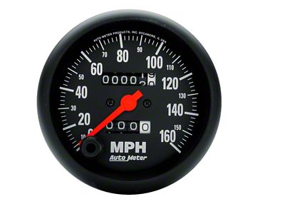 Auto Meter Z-Series 85mm160 MPH Mechanical Speedometer - 2694