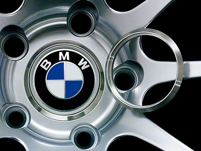 Advan 73mm BMW Centercap Adapter Ring - Silver Alumite - Z9018