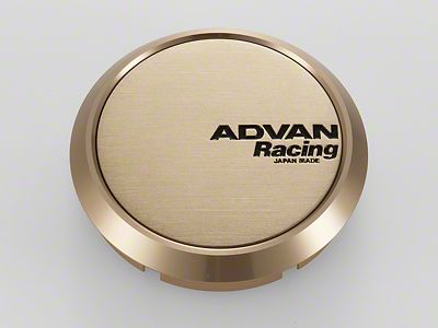 Advan 63mm Flat Centercap - Bronze Alumite - V1214