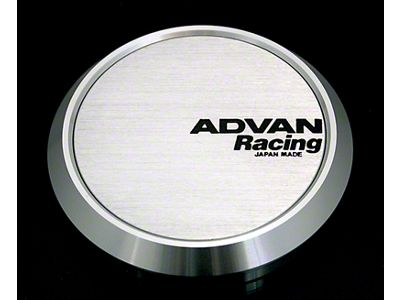 Advan 73mm Flat Centercap - Silver Alumite - Z9157