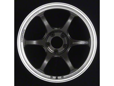Advan RG-D2 Black Gunmetallic with Machined Lip Wheel; 15x8; 28mm Offset