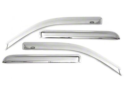 AVS 14-18 Jeep Cherokee Ventvisor Outside Mount Front & Rear - 684981
