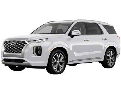 AVS 20+ Hyundai Palisade Aeroskin Hood Protector - Chrome - 622159