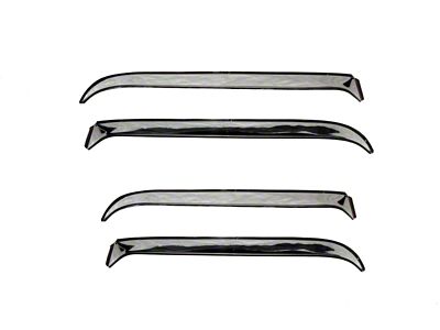 AVS 84-96 Jeep Cherokee 4 Door Ventshade Front & Rear - 14412