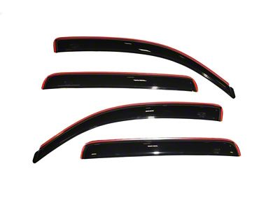 AVS 05-15 Toyota Tacoma Double Cab Ventvisor In-Channel Front & - 194056