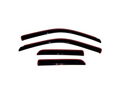 AVS 09-18 Dodge RAM 1500 Quad Cab Ventvisor In-Channel Front - 194101