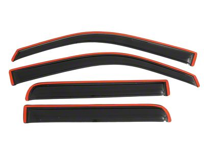 AVS 09-14 Ford F-150 Supercrew Ventvisor In-Channel Front & Rear - 194155