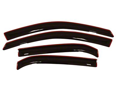 AVS 10-17 Chevy Equinox Ventvisor In-Channel Front & Rear Window - 194166