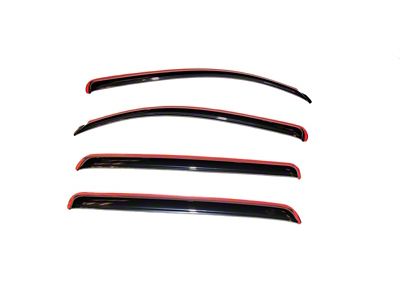 AVS 07-18 Toyota Tundra Crewmax Ventvisor In-Channel Front & Rear - 194309