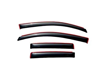 AVS 07-12 Dodge Caliber Ventvisor In-Channel Front & Rear Window - 194323