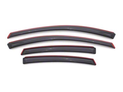 AVS 13-16 Dodge Dart Ventvisor In-Channel Front & Rear Window - 194529