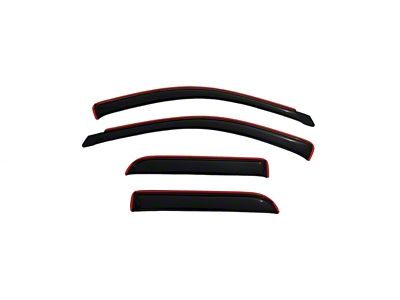 AVS 02-08 Dodge RAM 1500 Quad Cab Ventvisor In-Channel Front - 194623