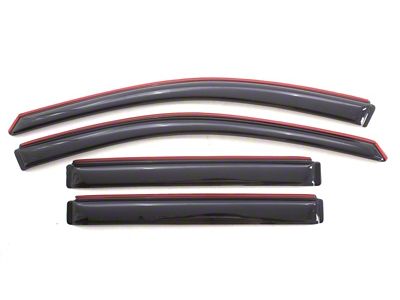 AVS 08-17 Buick Enclave Ventvisor In-Channel Front & Rear Window - 194657