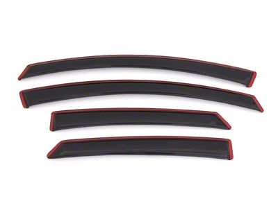 AVS 13-18 Ford Fusion Ventvisor In-Channel Front & Rear Window - 194714