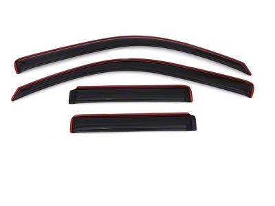 AVS 02-09 Chevy Trailblazer Ventvisor In-Channel Front & Rear Window - 194733
