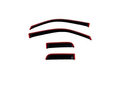AVS 04-14 Ford F-150 Supercab Ventvisor In-Channel Front & Rear - 194738