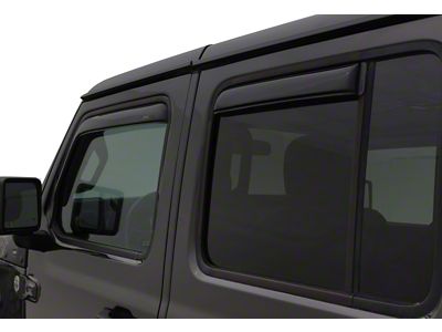 AVS 2018 Jeep Wrangler Unlimited 4-Door Ventvisor In-Channel Window Deflectors - 194811