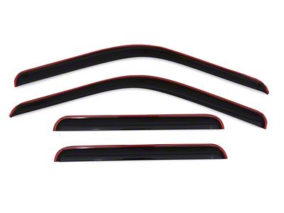 AVS 99-16 Ford F-250 Supercrew Ventvisor In-Channel Front & Rear - 194953
