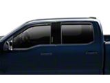 AVS 15-18 Ford F-150 Supercrew Ventvisor In-Channel Front & Rear - 194975