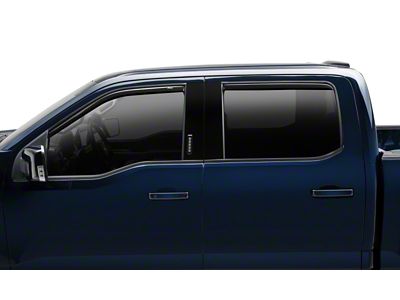 AVS 15-18 Ford F-150 Supercrew Ventvisor In-Channel Front & Rear - 194975