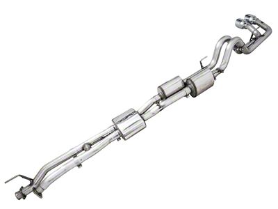 AWE 16-22 Toyota Tacoma 0FG Catback Exhaust w/ BashGuard - 3015-32826