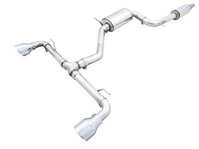 AWE 2022 VW GTI MK8 Touring Edition Exhaust - Chrome - 3015-32658