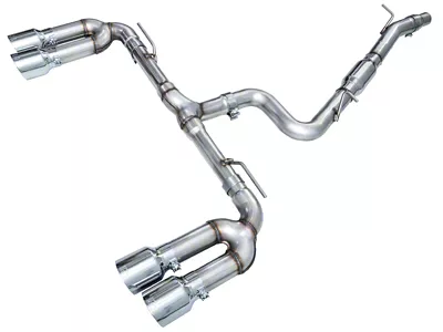 AWE 22-24 Audi 8Y S3 Track Edition Exhaust - Chrome - 3020-42897