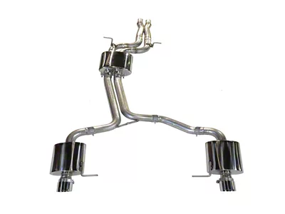 AWE Audi 8R Q5 3.2L Non-Resonated Exhaust System Downpipe-Back - 3020-33022
