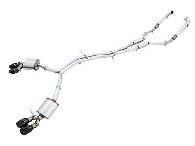 AWE Audi B9 S4 SwitchPath Exhaust - Non-Resonated Black - 3025-43034