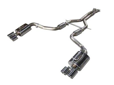 AWE Panamera Turbo Performance Exhaust System Track Edition Polished - 3010-42024