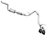 AWE 4th Gen Toyota Tacoma Dual Diamond Black - 3015-33254