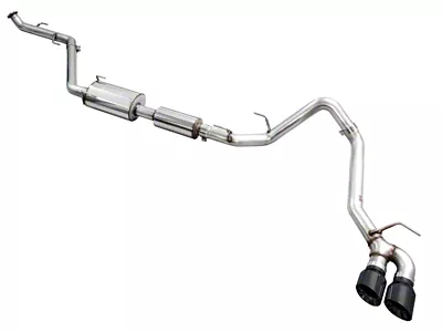 AWE 4th Gen Toyota Tacoma Dual Diamond Black - 3015-33254