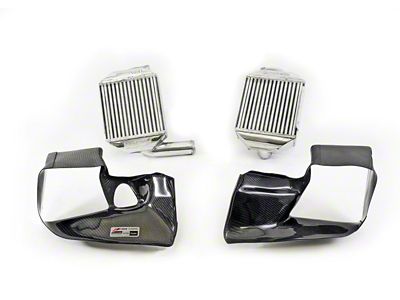 AWE Audi 2.7T Performance Intercooler Kit - w/Carbon Fiber - 4510-11040