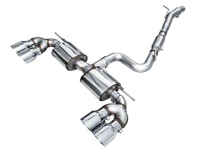 AWE MK8 Volkswagen Golf R 3in Touring Edition Quad Exhaust - 3015-42658