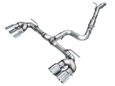 AWE MK8 Volkswagen Golf R 3in Track Edition Quad Exhaust - 3020-42658