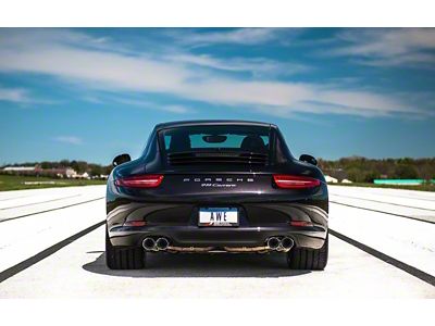 AWE 991 Carrera Performance Exhaust - Chrome Silver Tips - 3015-32044
