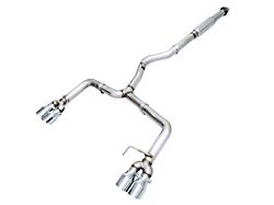AWE Track Edition Cat-Back Exhaust with Chrome Silver Tips (15-21 WRX)