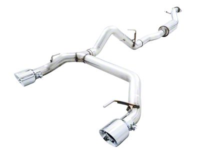 AWE 2021+ Ford Bronco 0FG Dual Rear Exit Exhaust - 3015-32456