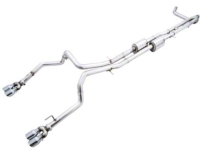 AWE 4th Gen GM 1500 6.2L 0FG Catback Split - 3015-42203