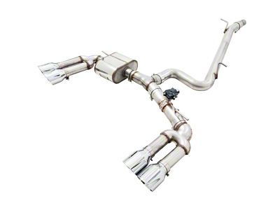 AWE Audi 8V S3 SwitchPath Exhaust w/Chrome Silver Tips - 3025-42068
