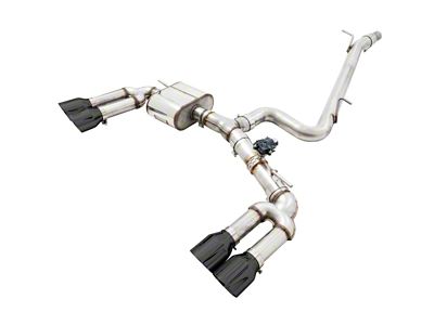 AWE Audi 8V S3 SwitchPath Exhaust w/Diamond Black Tips - 3025-43072