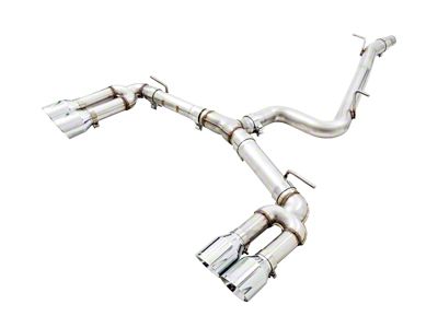 AWE Audi 8V S3 Track Edition Exhaust w/Chrome Silver - 3015-42142